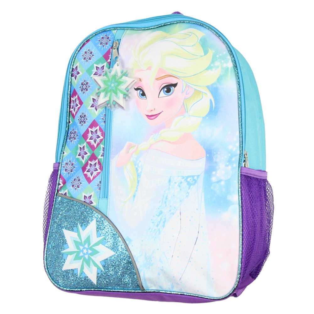 Disney Disney Frozen Elsa LightUp Zipper Pull 16" School Book Bag