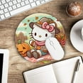 thumbnail image 5 of Hello Kitty Thanksgiving halloween Anime Mouse Pad, Gaming Mouse Pad Anti-Slip Rubber Base, Laptop Mouse Pad, Office Desktop Mouse Pad 8x8 Inch, 5 of 5