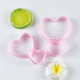 thumbnail image 2 of 4pcs Heart Shaped Plastic Cake Mold Cookie Cutter Biscuit Stamp Sugar Craft, 2 of 4