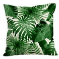 thumbnail image 2 of Tropical Rainforests Plant Leaf Decorative Throw Pillow Case Cushion Cover Home Sofa Car Decor 18"*18", 2 of 2
