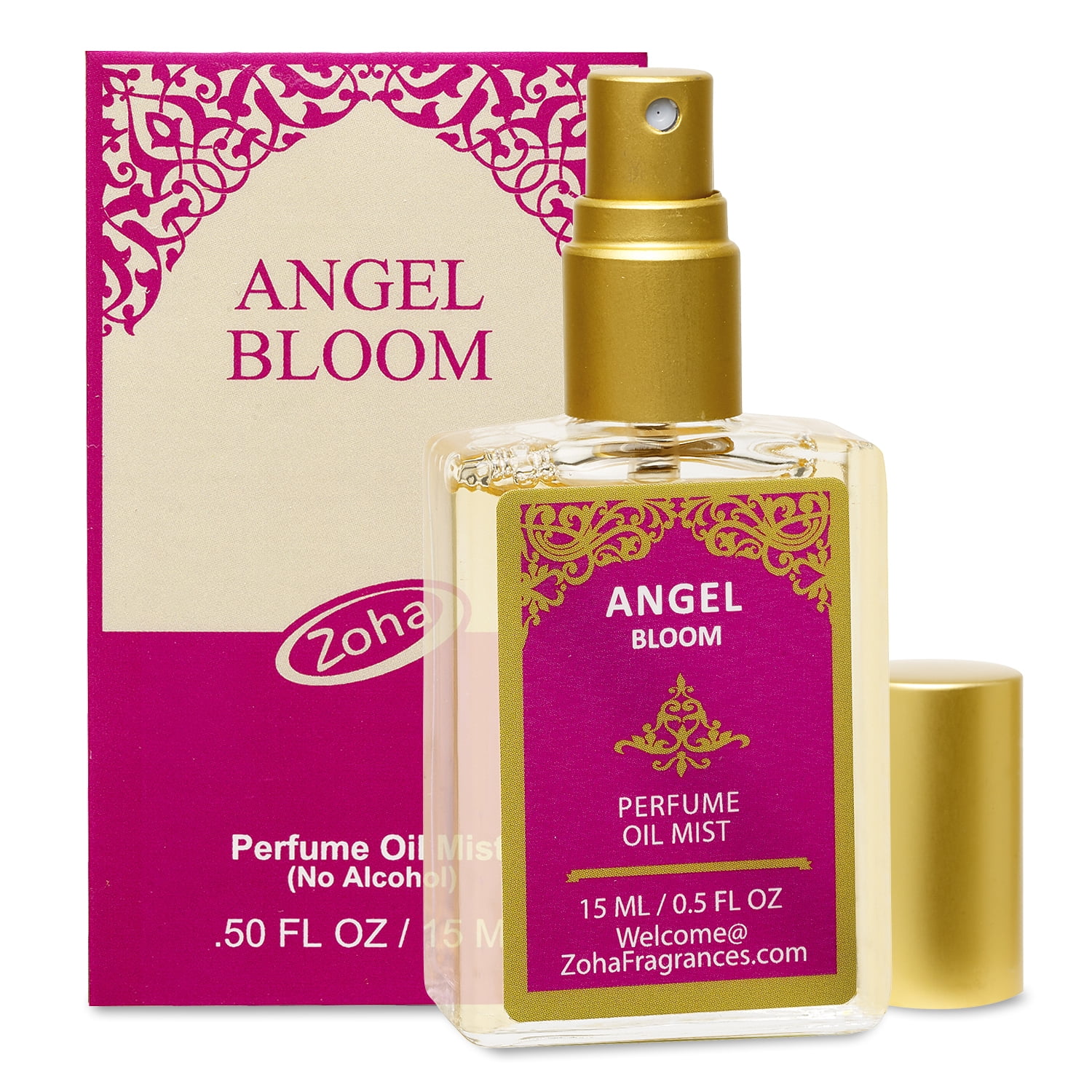 Angel Bloom Perfume Oil Mist (No Alcohol) Essential Oils and Clean