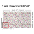 thumbnail image 3 of Feelyou Farmhouse Flower Floral Fabric by the Yard 5 Yards, Pink Butterfly Animal Sewing Fabric, Cartoon Theme Home Decor Fabric by the Yard, Ultra Soft Home Decor, 3 of 6