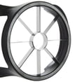 thumbnail image 4 of 8-Wedge Stainless Steel Apple Slicer and Corer Black with Non-slip Handles for Kitchen Prep, 4 of 4