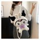 thumbnail image 3 of Mochila de dibujos animados Kawaii Sanrio Cinnamoroll para niñas, de un hombro bolso cruzado, regalo para padres e hijos, 3 of 4