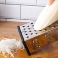 thumbnail image 2 of CAYU Multifunctional Box Grater Cheese Graters Stainless Steel For Kitchen Graters For Kitchen With 4 Sides Grater Non-Slip Base, 2 of 17