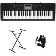 Casio CTK-2090V 61-Key Portable Keyboard with Power Supply and Stand
