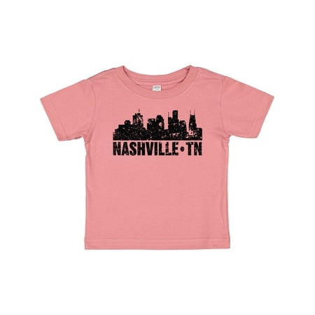 

Inktastic Nashville Skyline Grunge Gift Baby Boy or Baby Girl T-Shirt