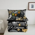 thumbnail image 5 of Game Console Comforter Set Gaming Bedding Full Geometric Bedding Comforter Sets Video Games Gamer Duvet Insert for Teen Game Room Decor Quilt, 5 of 7