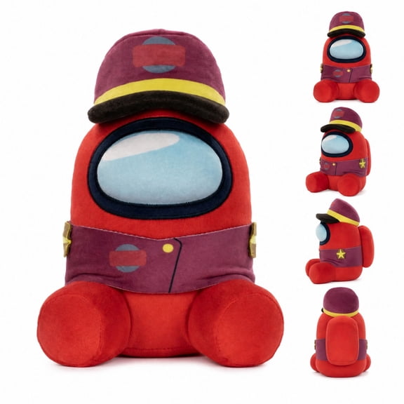 Among Astronaut US Plush Toy, Crewmate Character Stuffed Doll with Professional Outfits, Space Crew Figure Plushie, Game Collectible Gift for Fans, Soft Pillow and Room Decor
