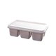 thumbnail image 5 of Equipo de bandeja de hielo Inteprter 2 piezas molde con tapa utensilio de cocina Gris/base de silicona 2Conjunto, 5 of 6