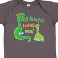 thumbnail image 4 of Inktastic My Auntie Loves Me Dinosaur Boys Baby Bodysuit, 4 of 5