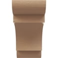thumbnail image 2 of 2"W x 4"D x 4"H Classic New Brighton Rough Cedar Woodgrain TimberThane Corbel, Primed Tan, 2 of 6