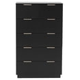 thumbnail image 4 of Hassch Dresser for Bedroom, Chest of Drawers, Storage Organizer with 6 Drawers for Home Office, Living Room, Hallway, Black, 4 of 10