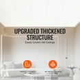 thumbnail image 4 of VEVOR Ceiling Tiles 10-Pack 24 x 24 in PVC Foam Fire-Rated Smooth White, 4 of 9