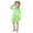 Green, variant on Glisme Girls Dresses Children'S Fine Point Glitter Sequin Long Sleeve Crew Neck Dress Straight T Shirt Dress Hot Pink Sundress Size 9-10 Years