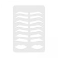 thumbnail image 1 of 2x Placa con Forma de Cejas, Tarjeta Potenciadora de Cejas Acrílica Reutilizable para Profesionales 3 piezas, 1 of 7
