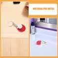 thumbnail image 3 of OUNONA 5Ud Llavero Simulado De Pingpong En Metal Compacto Y Resistente, 3 of 8