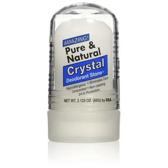Thai Deodorant Stone Pure And Natural, Crystal Deodorant Stone Mini-Stick - 2 Oz