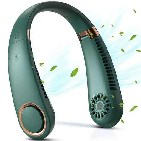 

Portable Mini Neck Fan 4.5W 3000mAh USB Rechargeable Wearable Neckband Fans Foldable Hands Free Bladeless Neck Fan Cooling Quiet Fans for Travel Sports Office Outdoor