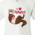 thumbnail image 4 of Inktastic I Love Ferrets Youth T-Shirt, 4 of 5