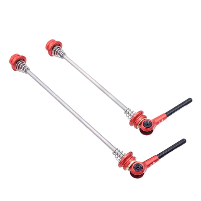 Kenally EVERD, 1 par de palancas de liberación rápida para bicicleta, aleación de aluminio, bicicletas de montaña, eje delantero y trasero, pincho, Herramientas y ferretería Rojo Kenally TO009091-01