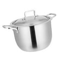 thumbnail image 2 of Olla De Sopa De Acero Inoxidable Espesada Con Asas Dobles, Cocción Eficiente, Compatible Con Estufas De Inducción Y Estufas De Gas, Perfecta Para Sopa Y Gachas, Fácil De Limpiar, 2 of 8