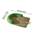 thumbnail image 2 of Tapis pour Animaux Semi-Circulaire avec Poignée Design Détachable Lavable pour Lit Confortable pour Chien et Chat, 2 of 5