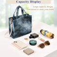 thumbnail image 5 of FORMRS Womens Corduroy Tote Bag Crossbody Shoulder Purse Handbag with Detachable Strap, Watercolor Sky Pattern, 5 of 7