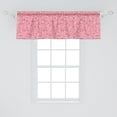 thumbnail image 2 of Ambesonne Pink and White Window Valance, Donut Sprinkles, 54" X 18", Multicolor, 2 of 3