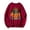 Brick Red, variant on Futezty Womens Oversized Sweatshirts Halloween Graphic Crewneck Tops Casual Sweater Lightweight Pullover