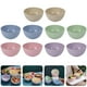 thumbnail image 2 of Nvzi 10 cuencos de paja de trigo resistentes al calor: rosa, azul, beige, verde y morado, 2 of 4