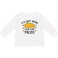 thumbnail image 3 of Inktastic I'm Just Here for the Tacos Cinco De Mayo Boys or Girls Long Sleeve Toddler T-Shirt, 3 of 5