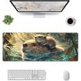 thumbnail image 2 of Otter Mouse Pad Extended Large Gaming Mouse Pad XL Stitched Edges for Gamer Home Office 31.5 X 11.8 Inch, 2 of 14