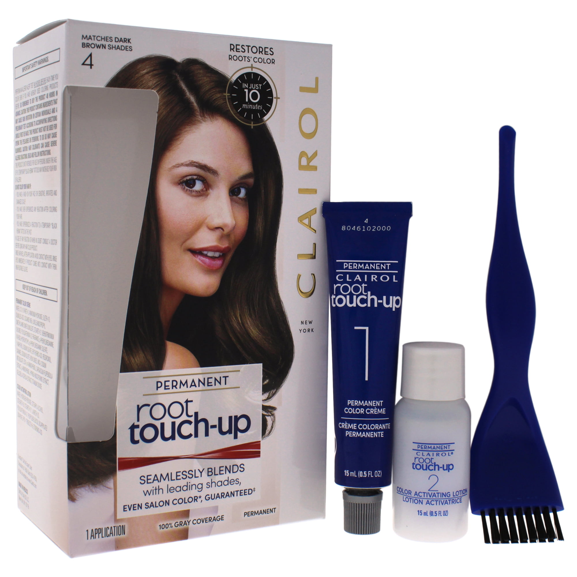 Nice n Easy Root TouchUp Permanent Color 4 Dark Brown by Clairol