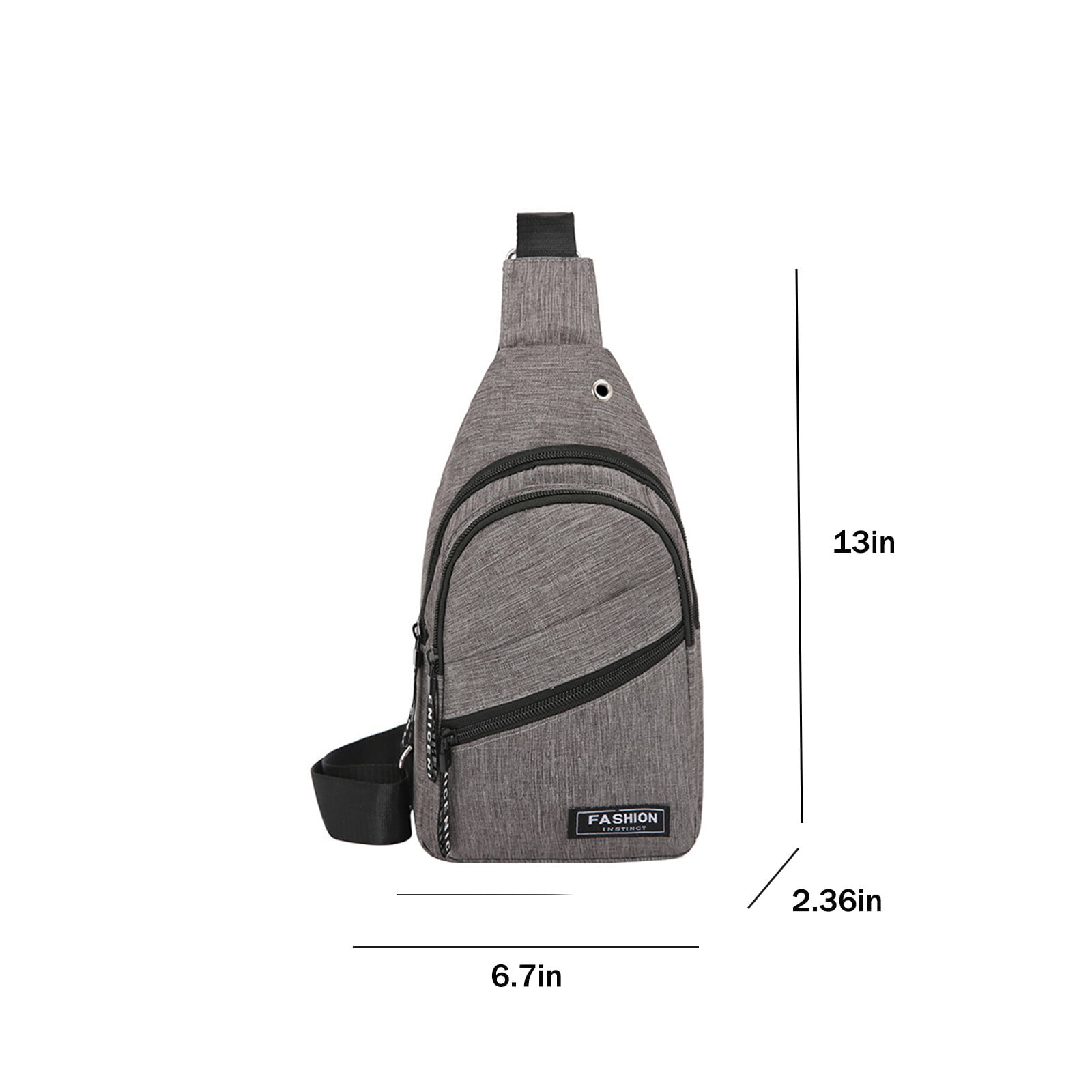 Multipurpose Travel Sling Bag for Men, Mens Shoulder Chest Bag, Crossbody  One Strap Casual Daypack Bag with Earphone Hole, Over the Shoulder Bags for  Men for Outdoor Sports Travel Camping Hiking 