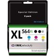 thumbnail image 1 of HP Compatible 564XL High Yield Ink Cartridge 564 Value Pack Ink Includes 2 Document Black, 1 Cyan, 1 Magenta and 1 Yellow Ink Cartridges. InkjetsClub Compatible Ink for HP, 1 of 1