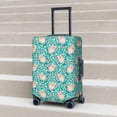 thumbnail image 6 of Susaid Pig And Flower Print Elastic Washable Suitcase Cover with Hidden Zipper, Fits 18-32 Inch Luggage for Protection During Travel-Large, 6 of 7