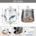 thumbnail image 3 of Ashtray with Lid for Cigarette, Stainless Steel Smokeless Odorless Windproof Ashtrays, for Home Office Tabletop Outside Patio Outdoor Balcony Dolphin, 3 of 7