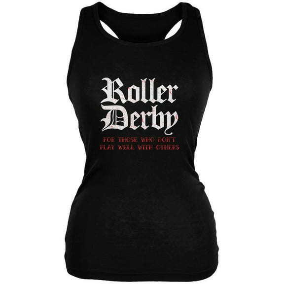 Old Glory Juniors Roller Derby For Those Who Dont Play Well With Others Sleeveless Graphic Tank Top