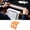 Orange OR, variant on WIZUTIZ Ergonomic Slide Under Mat Card View Rack Foldable Plastic Mahjong Tile Display Stand Space Saving Portable Tabletop Game Holder Lightweight Sturdy Frame Entertainment