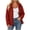 Red, variant on Zynoxe Plus Size Rain Jacket Women Trendy Waterproof Zip Up Adjustable Cuffs Raincoat with Drawstring Hood Outdoor Travel Hiking Windbreaker Beige S