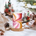 thumbnail image 2 of Yayeee Flameless Candles with Remote Flickering Battery Operated Multi Color Changing, Swirling Lines, 2 of 7