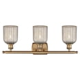 thumbnail image 2 of 516-3W-BB-G559-5ME Innovations Lighting Bridal Veil - 3 Light Bath Vanity-10 Inch Tall and 25 Inch Wide-Brushed Brass Finish-Mercury Glass Color, 2 of 3