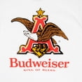 thumbnail image 2 of Budweiser Bald Eagle Logo White Colorway T-Shirt-Small, 2 of 2