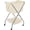 Beige, variant on Collapsible Laundry Cart with Wheels 31.5"H Rolling Laundry Hamper Clothes Basket with Wheels, Canvas Liner Sturdy Steel Frame Folding for Small Narrow Space Easy Storage, Beige