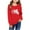Red, variant on Spazoro Kids Girls Sweatshirts, Long Sleeve Valentine's Day Crew Neck Heart Print Casual Blouses Tops for Child Girls Black Size 4 T