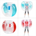 thumbnail image 6 of 90/120cm Kids Adults Fitness Balls Outdoor Activity Fighting Ball Bumper Balls Zorb Balls Bubbles Body Sports Games BLUE 120X100CM, 6 of 8