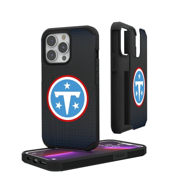 Tennessee Titans Linen Logo iPhone Rugged Case