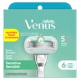 thumbnail image 4 of Venus Deluxe Smooth Sensitive Women's Razor Blade Refills, 6 Count, 4 of 10