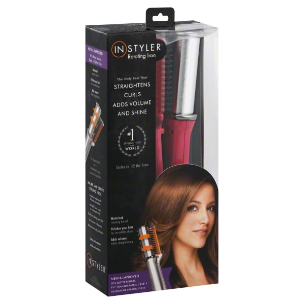 InStyler Rotating Styling Iron Pink (11/4 Barrel)